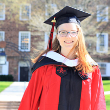 Graduating senior, Christine Jensen, profiled by SAS